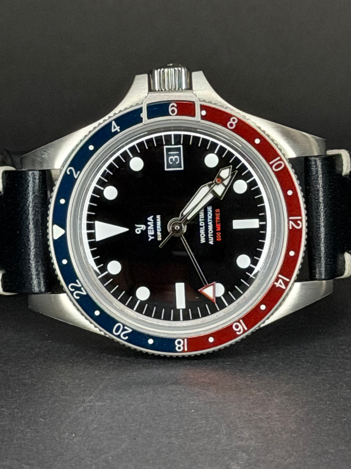 Yema Superman 500  GMT PEPSI YGMT22B41-AA62S limited