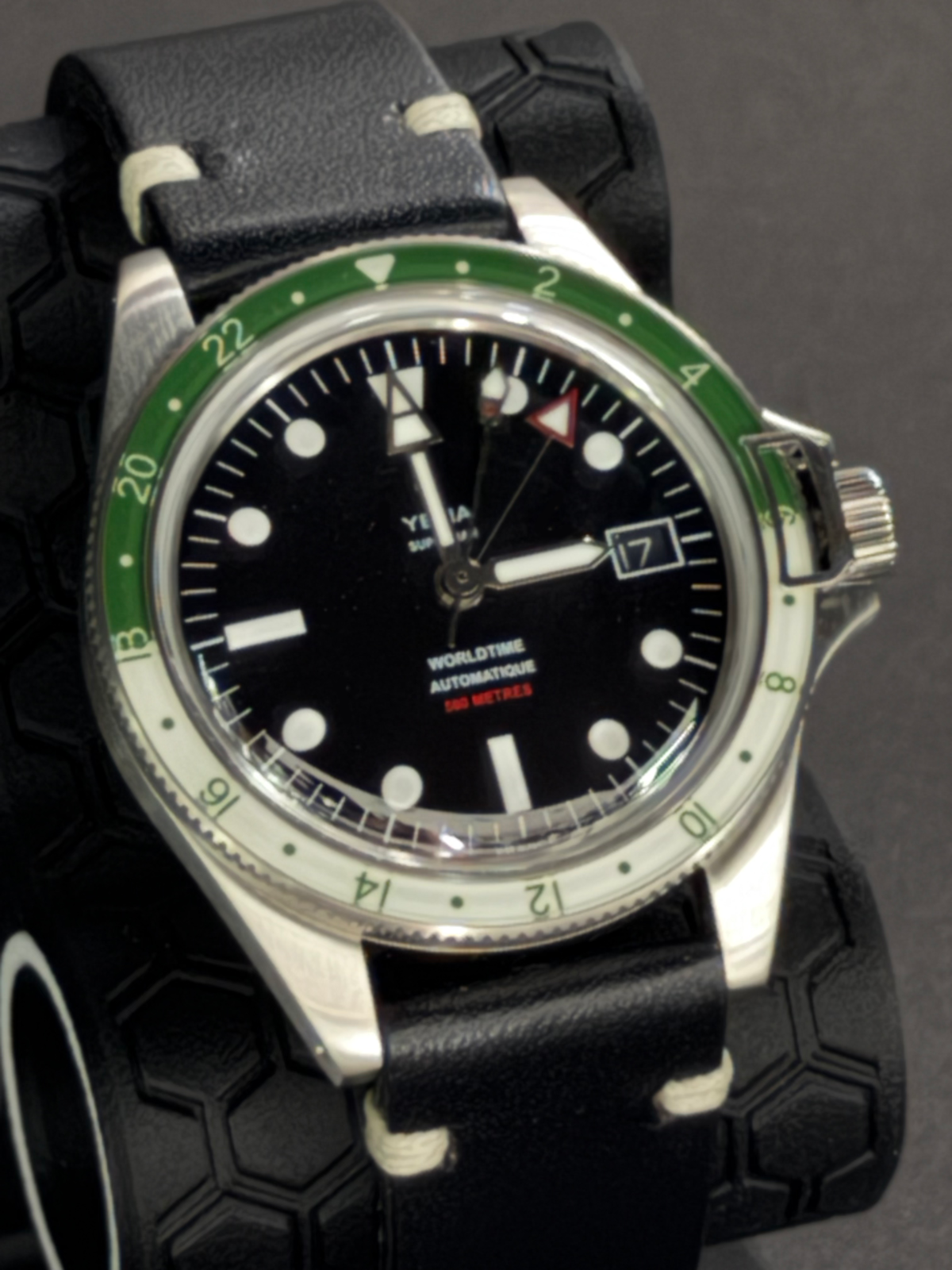 Yema SUPERMAN WORLDTIME GMT STEEL YGMT23A41-AA62S