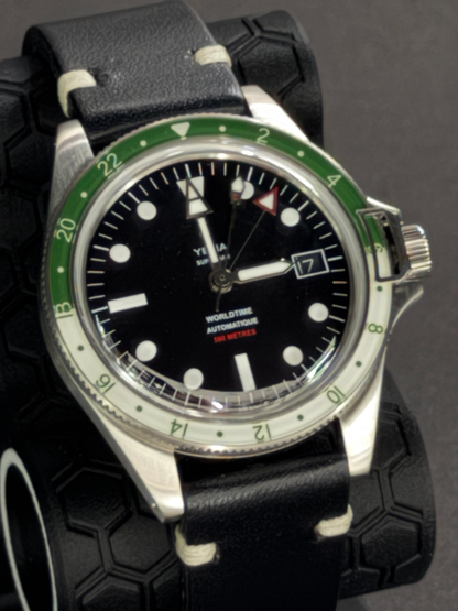 Yema SUPERMAN WORLDTIME GMT STEEL YGMT23A41-AA62S