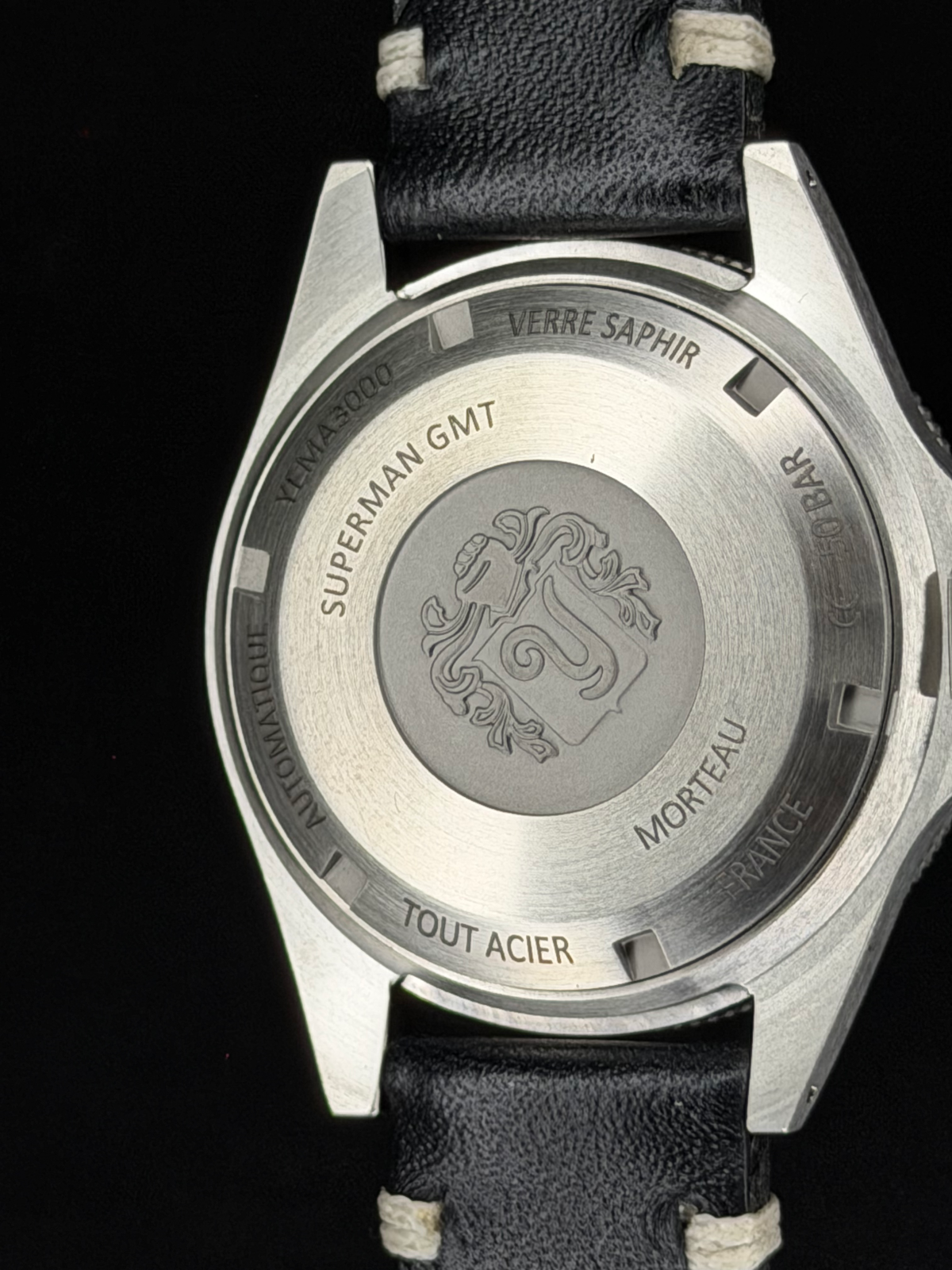 Yema SUPERMAN WORLDTIME GMT STEEL YGMT23A41-AA62S