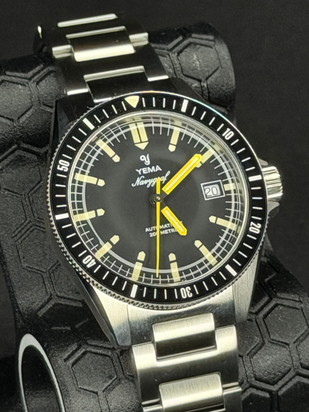 Yema Navygraf Heritage Black Dial – Ref. YNAV25-AM