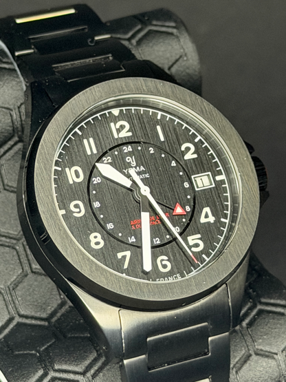 Yema FLYGRAF French Air & Space Force GMT black Limited YAA21-3AMS