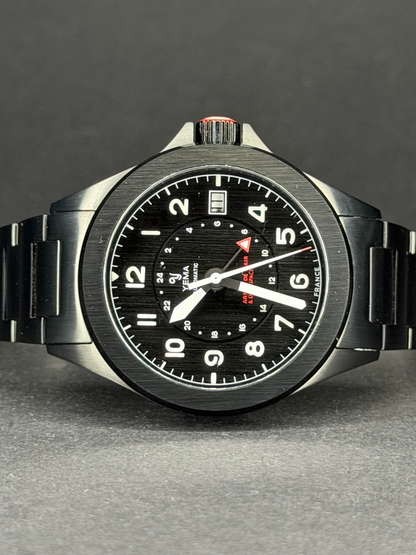 Yema FLYGRAF French Air & Space Force GMT black Limited YAA21-3AMS