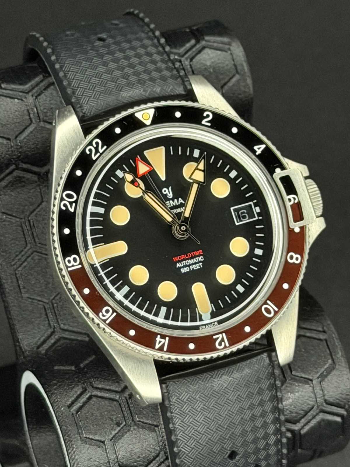 Yema Superman World GMT Coke Kautschuk YGMT21B41-CTPS