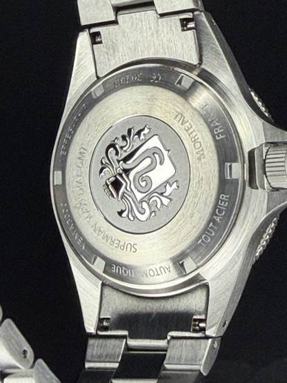 Yema Superman Worldtime GMT Coke 39 mm Ref. YGMT21B39-CMS