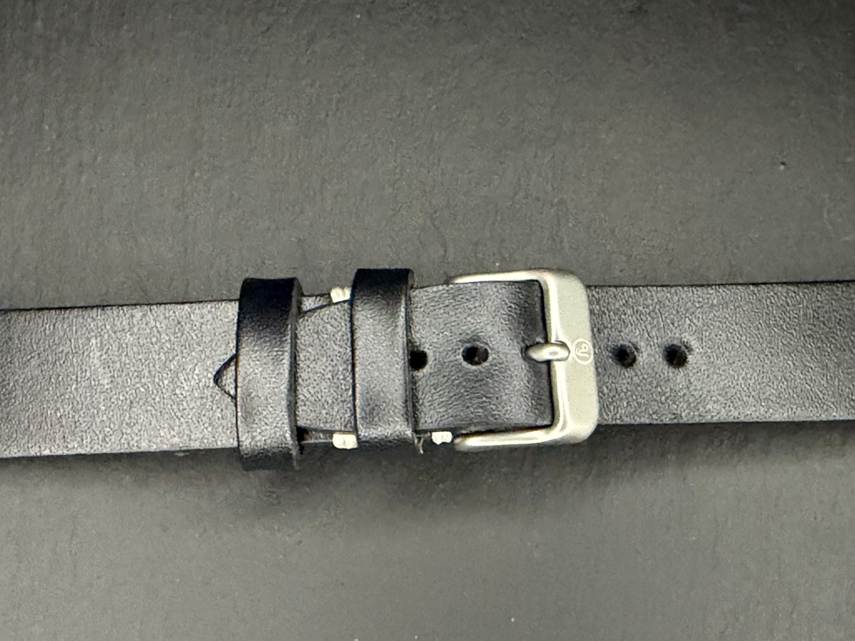 Yema Vintage Lederarmband 20 mm Schwarz Ref. SYA62-20-SS