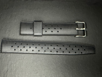Yema Tropic Rubber Strap 19mm Black Ref. YSUP-TP19-SS