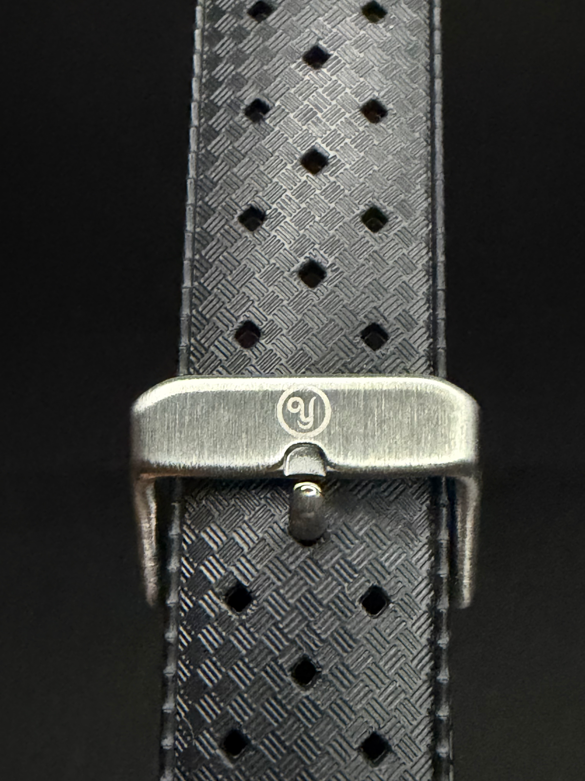 Yema Tropic Rubber Strap 19mm Black Ref. YSUP-TP19-SS