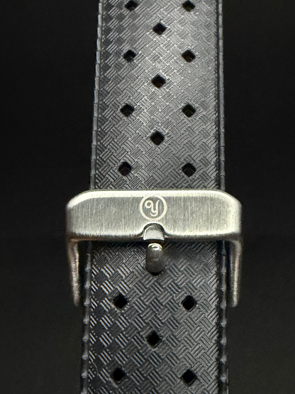Yema Tropic Rubber Strap 19mm Black Ref. YSUP-TP19-SS