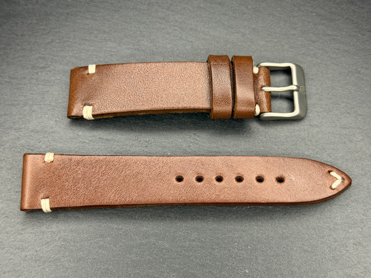 Yema Vintage Lederarmband 20 mm Braun Ref. SYU62-20-SS