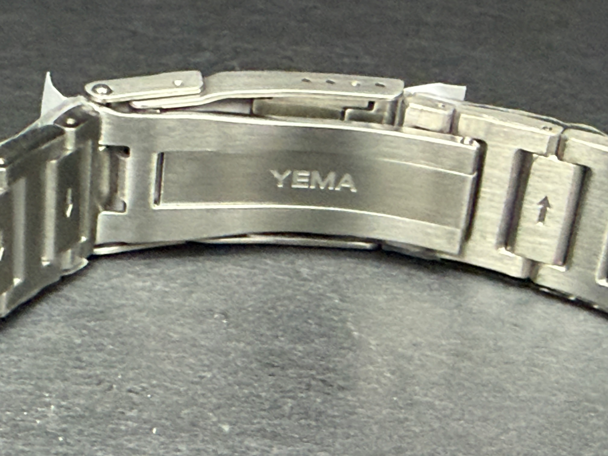 Original Yema Stainless Steel Bracelet 19mm with Security Folding Clasp