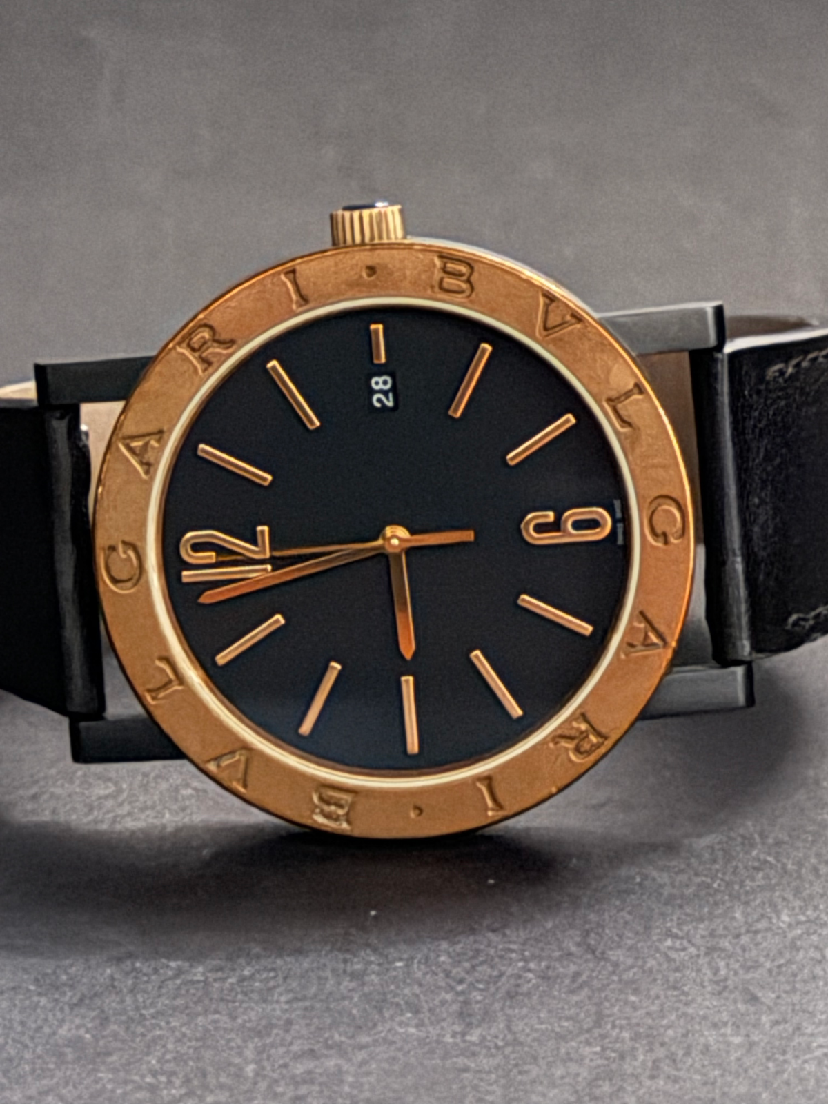 Bvlgari Solotempo Automatik Bronze-Lünette BB41 SB