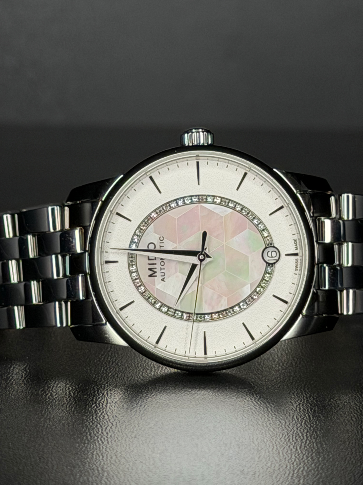MIDO Baroncelli Prisma Automatik Diamanten Ref. M007.207.11.116.00