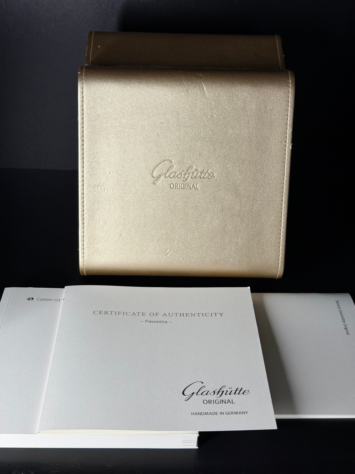 Glashütte Original Lady Pavonina 18K Red Gold Ref. 03-01-08-05-02