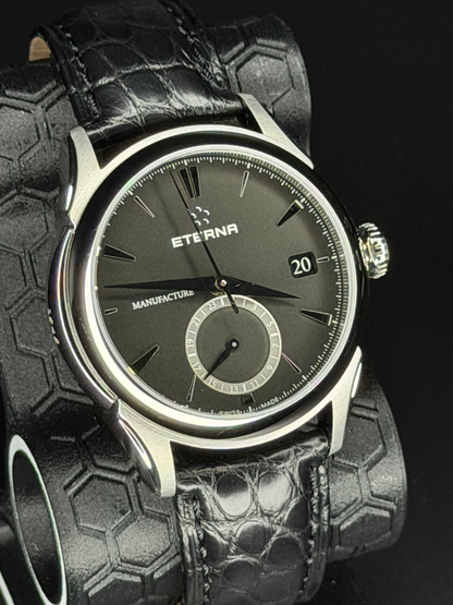 Eterna 1948 Legacy Manufacture GMT Ref. 7680.41.41.1175 black dial