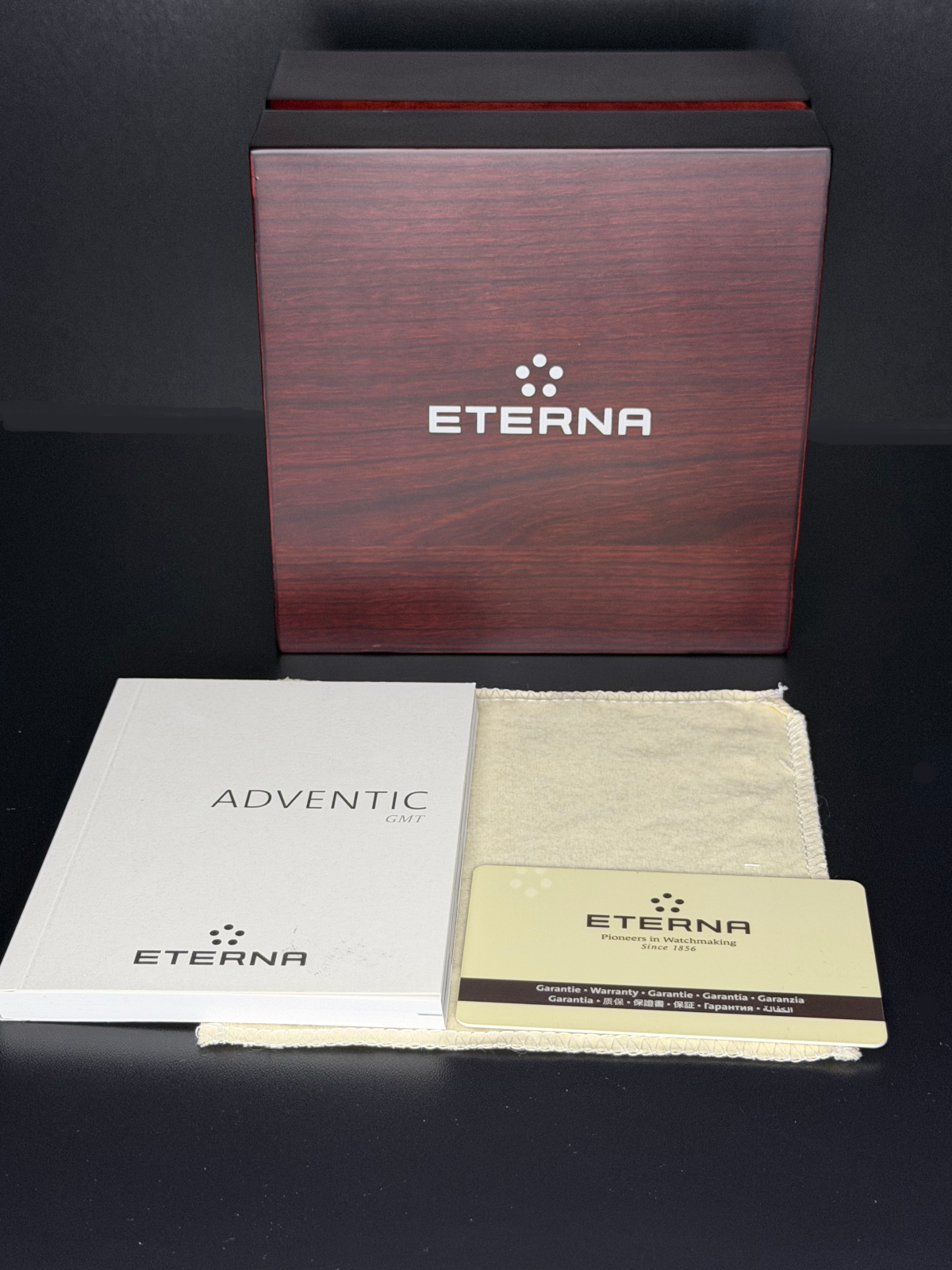 Eterna 1948 Legacy Manufacture GMT Ref. 7680.41.41.1175 black dial