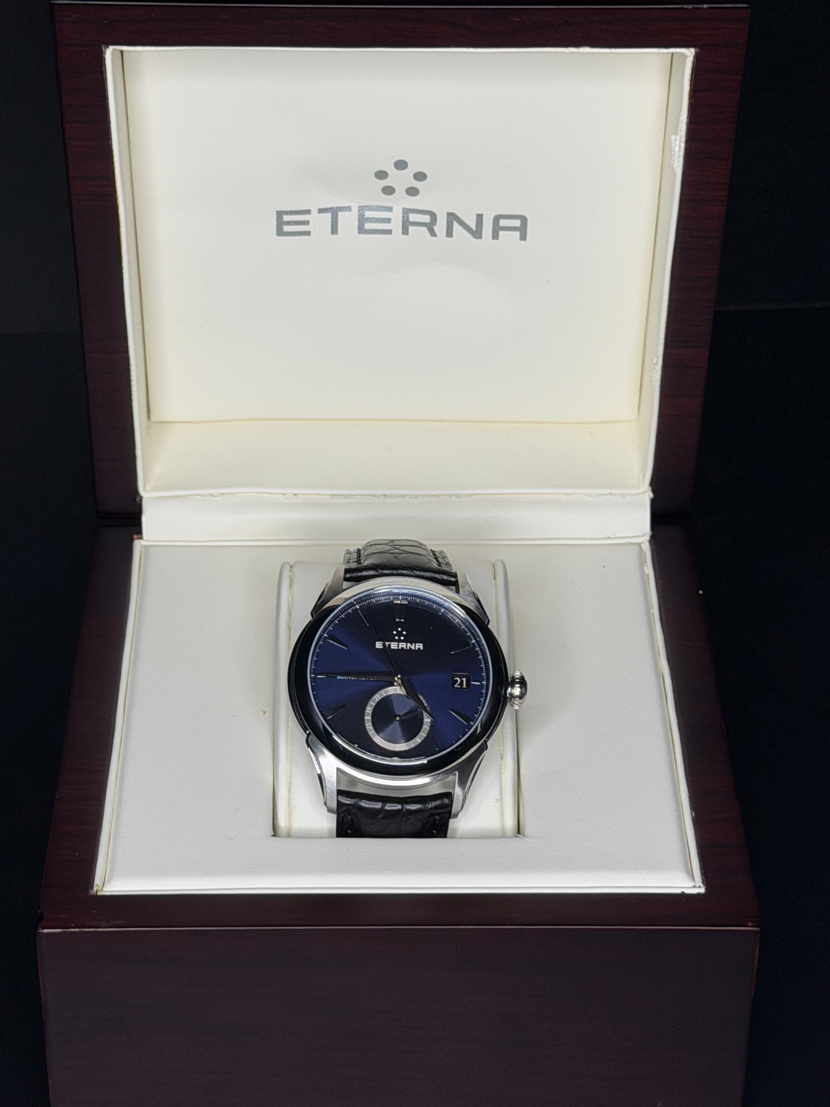 Eterna Legacy Manufacture GMT Blue Dial Ref. 7680.41.81.1175