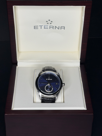 Eterna Legacy Manufacture GMT Blue Dial Ref. 7680.41.81.1175