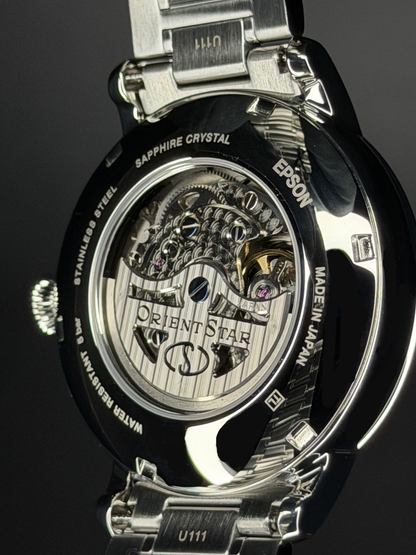 Orient Star Sport Moon Phase Open Heart Automatik RE-AY0102S00B
