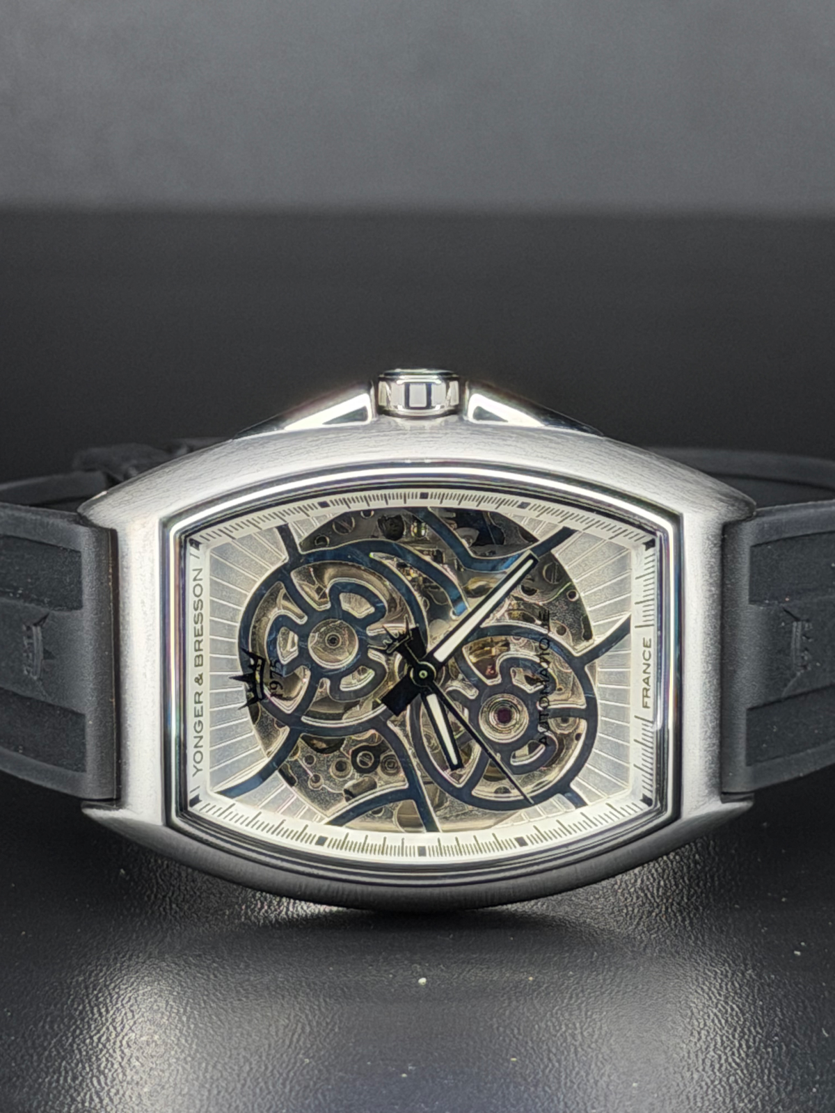 Yonger & Bresson Le Singulier Silver Squelette YBH 8580-01
