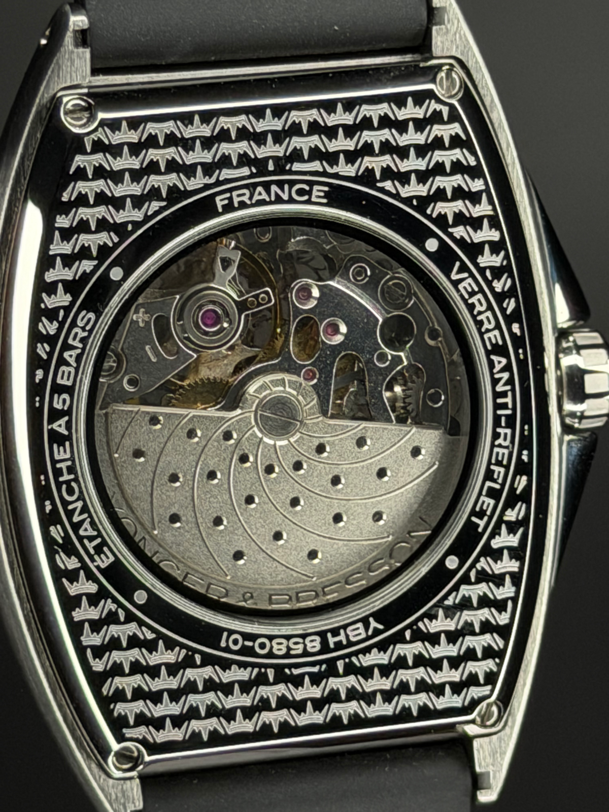 Yonger & Bresson Le Singulier Silver Squelette YBH 8580-01