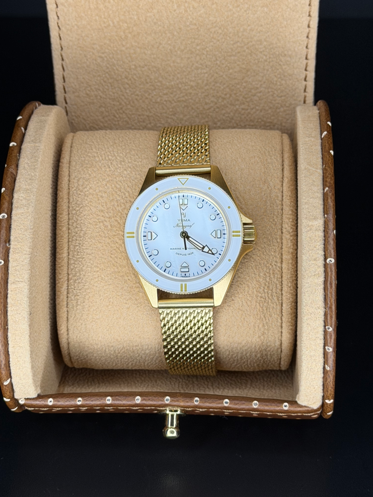 Yema Navygraf Marine Nationale 400th Anniversary Edition Femme YMHF1592MN-BM
