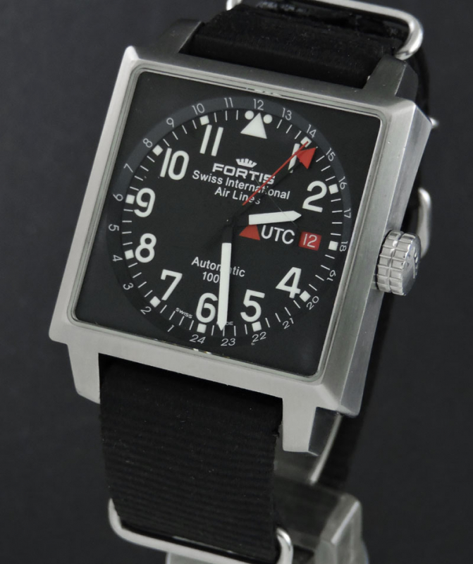 Fortis Square Swiss Airlines UTC Limited Edition Ref. 652.10.148